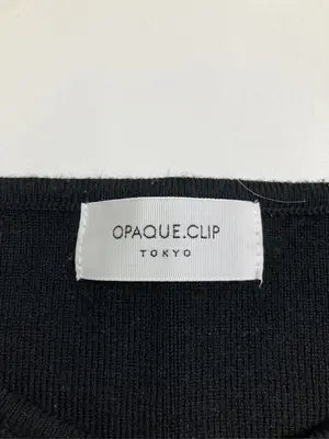 OPAQUE.CLIP/オペークドットクリップ/ニット/セーター/トップス/ブラック/38/M