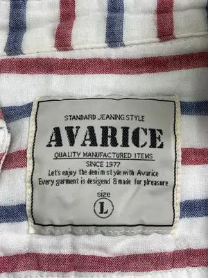 AVARICE/シャツ/ブラウス/トップス/ホワイト/L