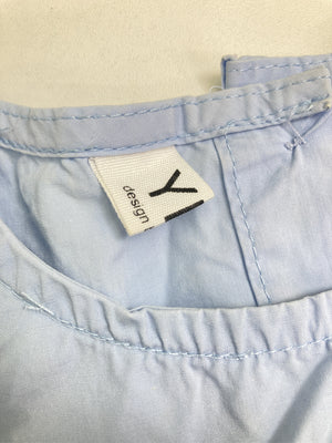 YILI/イーリー/シャツ/ブラウス/トップス/スカイブルー