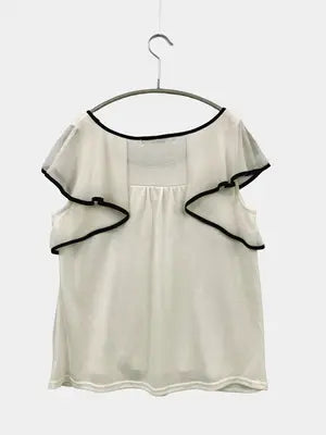 gateau romantique/Tシャツ/カットソー/トップス/ホワイト/M
