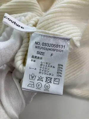 natural couture/ナチュラルクチュール/ニット/セーター/トップス/アイボリー/F