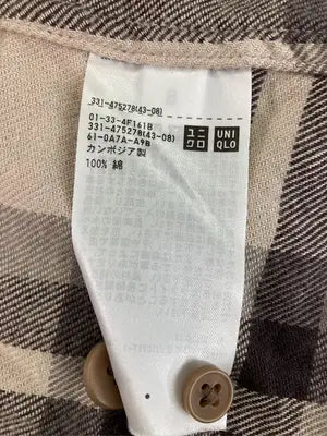 UNIQLO JW Anderson/ユニクロジェイダブリューアンダーソン/シャツ/ブラウス/トップス/ベージュ/S