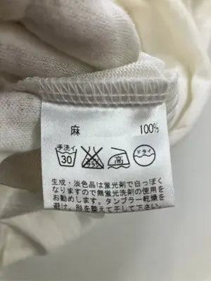 DeuxChants/Tシャツ/カットソー/トップス/ホワイト/L