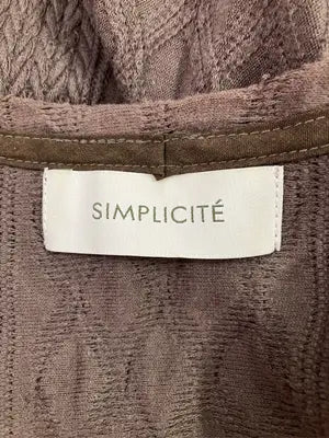 SIMPLICITE/サンプリシテ/Tシャツ/カットソー/トップス/ブラウン/F