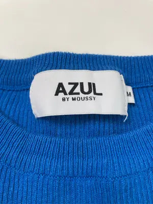 AZUL by MOUSSY/アズールバイマウジー/ニット/セーター/トップス/ブルー/M