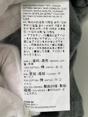 PUMA/プーマ/Tシャツ/カットソー/トップス/グレー/XS