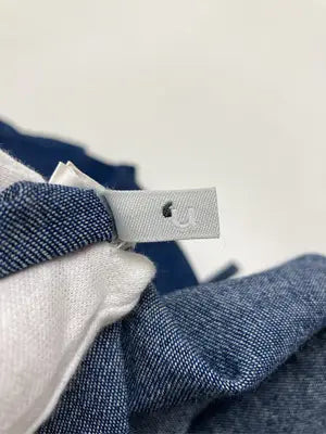 'u/シャツワンピース/ワンピース/ドレス/ネイビー/M