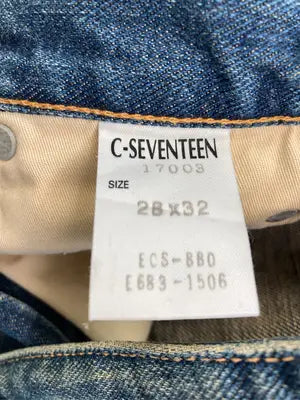 C-SEVENTEEN/シーセブンティーン/デニムパンツ/パンツ/ブルー/28x32