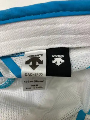 DESCENTE/デサント/キャップ/帽子/ホワイト/F(56～58cm)