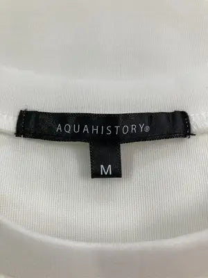 AQUAHISTORY/Tシャツ/カットソー/トップス/ホワイト/M