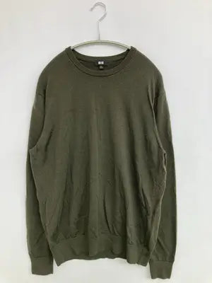 UNIQLO/ユニクロ/ニット/セーター/トップス/カーキ/XL