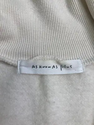 As know as plus/アズノゥアズプラス/スウェット/トップス/アイボリー/F