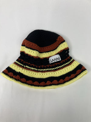 GANNI/ガニー/ニットキャップ/ビーニー/帽子/ブラック/XS