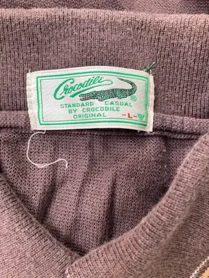 Crocodile/クロコダイル/ポロシャツ/トップス/ブラウン/L