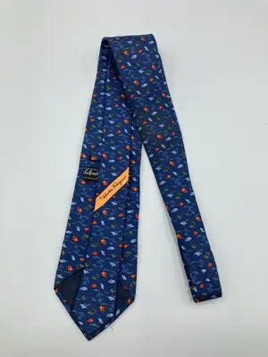 Salvatore Ferragamo/サルヴァトーレフェラガモ/ネクタイ/ファッション雑貨/ネイビー