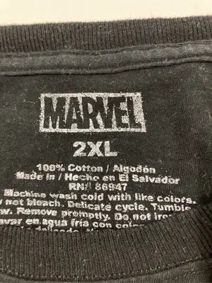 MARVEL/マーベル/Tシャツ/カットソー/トップス/ブラック/2XL