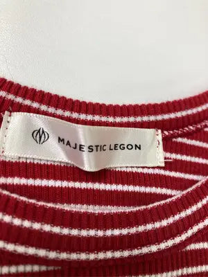 MAJESTIC LEGON/マジェスティックレゴン/Tシャツ/カットソー/トップス/レッド/M