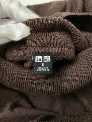 UNIQLO/ユニクロ/ニット/セーター/トップス/ブラウン/S
