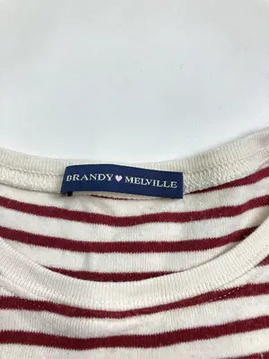 BRANDY MELVILLE/ブランディーメルビル/Tシャツ/カットソー/トップス/レッド/13