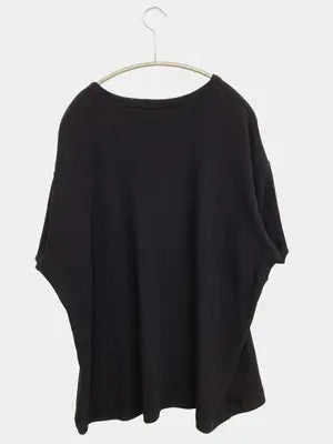 Adoon plain/アドーンプレーン/Tシャツ/カットソー/トップス/ブラック/L