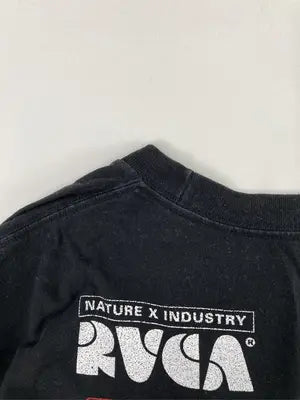 RVCA/ルーカ/Tシャツ/カットソー/トップス/ブラック/S