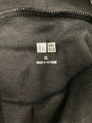 UNIQLO/ユニクロ/Tシャツ/カットソー/トップス/ブラック/XL
