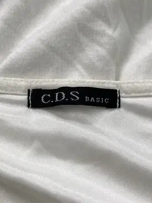 C.D.S basic/チュニック/ワンピース/ドレス/ホワイト/M