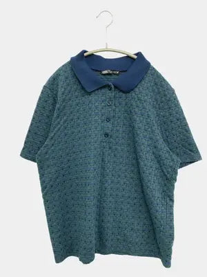 ZARA/ザラ/ポロシャツ/トップス/グリーン/USA M