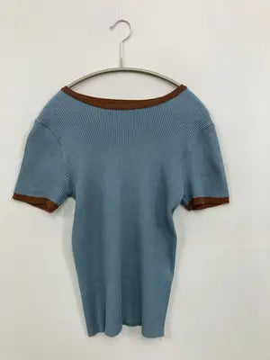 Tシャツ/カットソー/トップス/スカイブルー/L