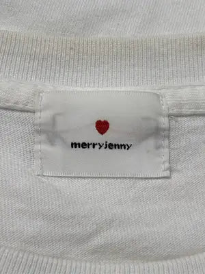 merry jenny/メリージェニー/Tシャツ/カットソー/トップス/ホワイト/F