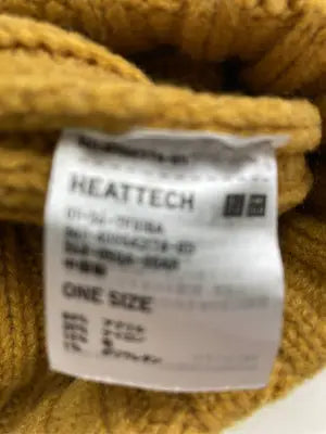 UNIQLO/ユニクロ/ニットキャップ/ビーニー/帽子/イエロー/ONE SIZE