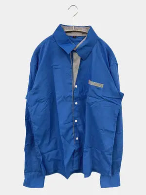 シャツ/ブラウス/トップス/ブルー/4XL
