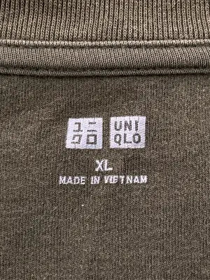 UNIQLO/ユニクロ/Tシャツ/カットソー/トップス/カーキ/XL