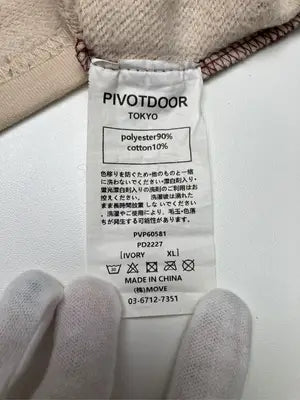 PIVOT DOOR/ピボットドア/Tシャツ/カットソー/トップス/ベージュ/XL
