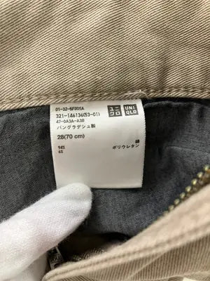 UNIQLO/ユニクロ/チノパンツ/パンツ/ベージュ/28(70cm)