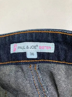 PAUL&JOE/ポールアンドジョー/デニムスカート/スカート/ネイビー/36