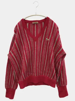 CHEMISE LACOSTE/シュミーズラコステ/ニット/セーター/トップス/レッド