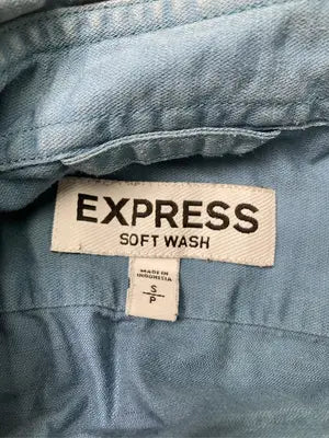 EXPRESS/エクスプレス/シャツ/ブラウス/トップス/ブルー/S
