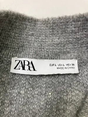 ZARA/ザラ/カーディガン/ボレロ/トップス/グレー/USA L