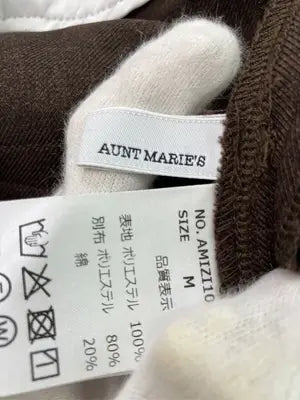 AUNT MARIE'S/アントマリーズ/スラックス/パンツ/ブラウン/M