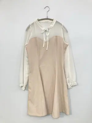 CECIL McBEE/セシルマクビー/ワンピース/ワンピース/ドレス/ベージュ/M