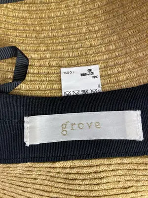 grove/グローブ/ハット/帽子/ベージュ