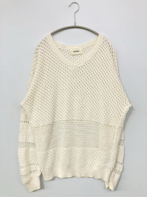 SNIDEL/スナイデル/ニット/セーター/トップス/ホワイト/F