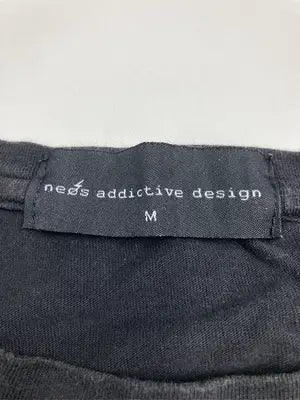 neos addictive design/ネオス/Tシャツ/カットソー/トップス/ブラック/M