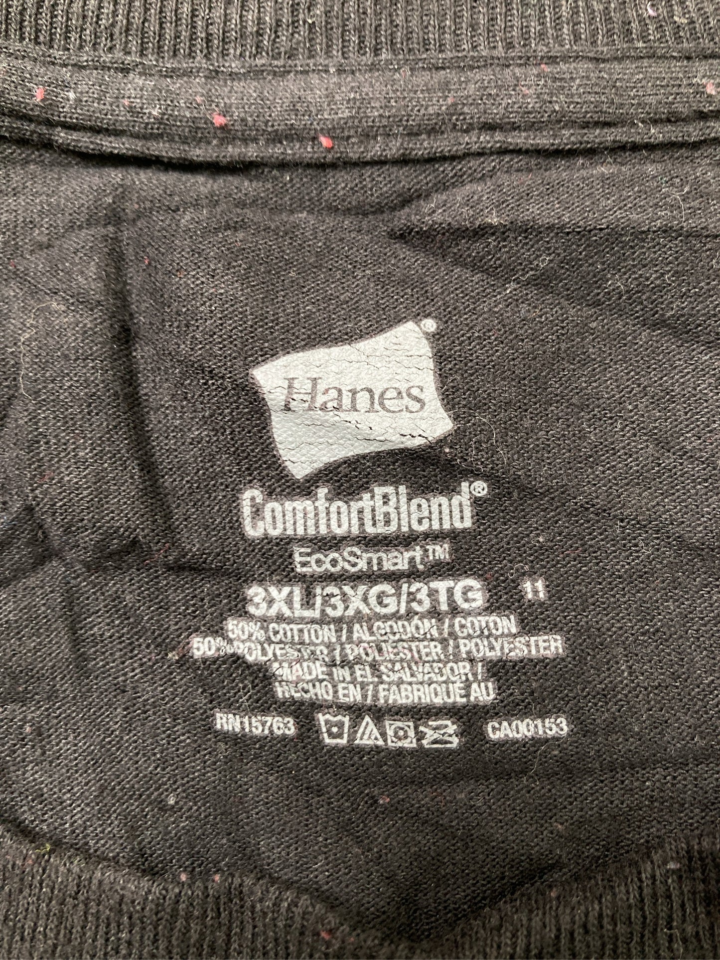 Hanes/ヘインズ/Tシャツ/カットソー/トップス/ブラック/3XL