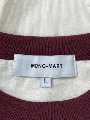 MONO-MART/モノマート/Tシャツ/カットソー/トップス/アイボリー/L