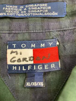 TOMMY HILFIGER/トミーヒルフィガー/シャツ/ブラウス/トップス/グリーン/XL