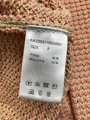 WHIMSIC/ウィムジック/カーディガン/ボレロ/トップス/オレンジ/F