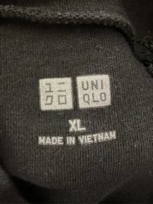 UNIQLO/ユニクロ/Tシャツ/カットソー/トップス/ブラック/XL