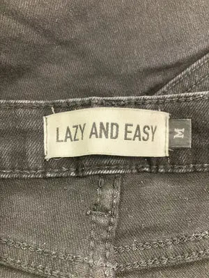 LAZY AND EASY/デニムパンツ/パンツ/ブラック/M